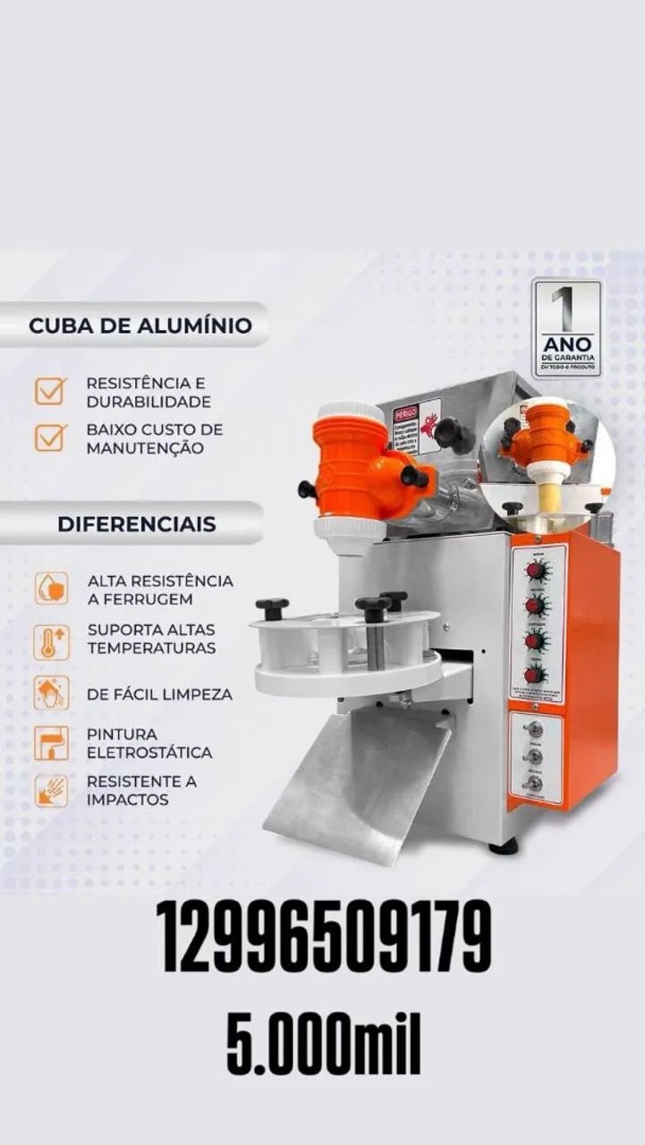 vendo máquina de salgado