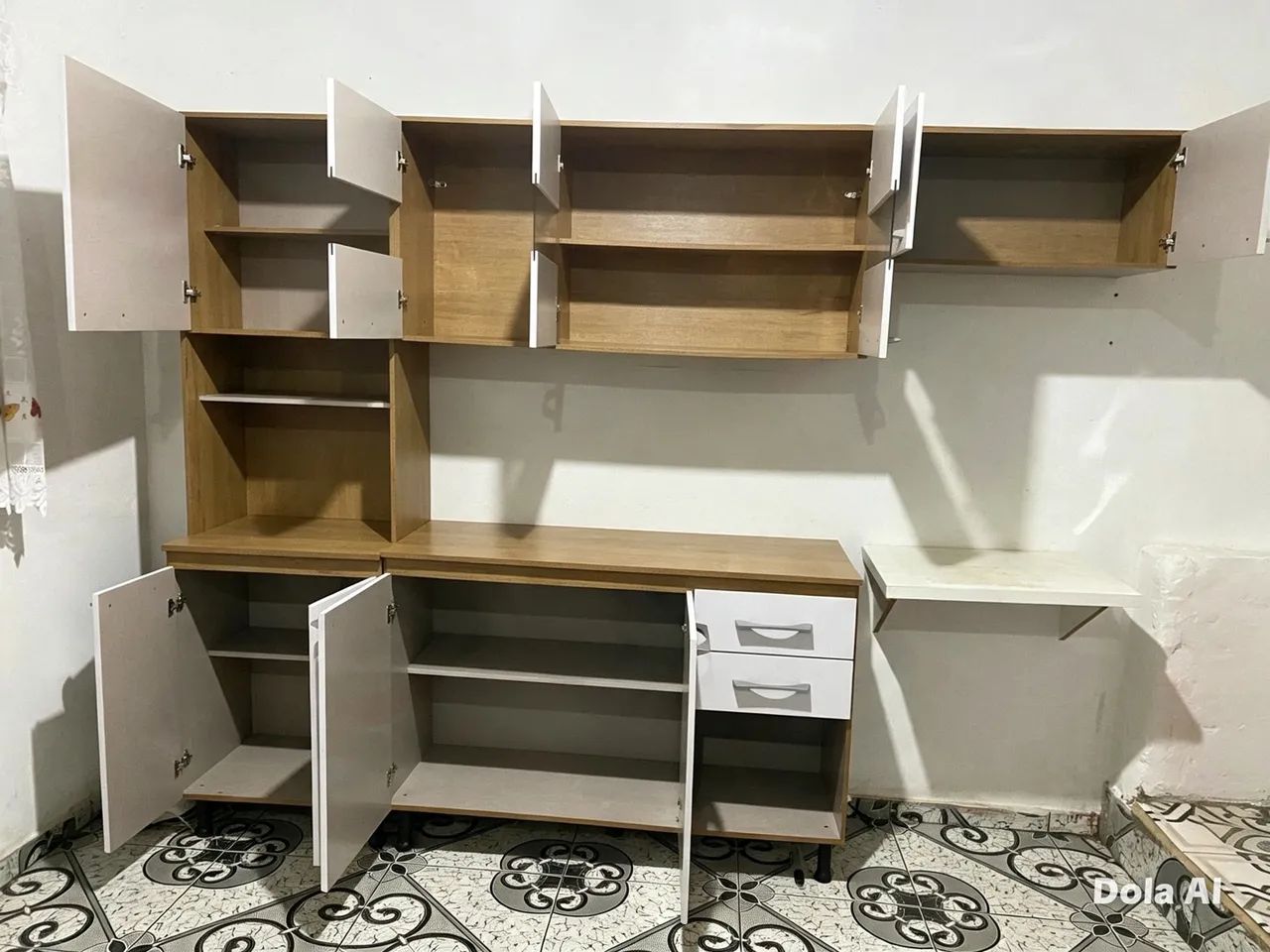 Armário de cozinha grande