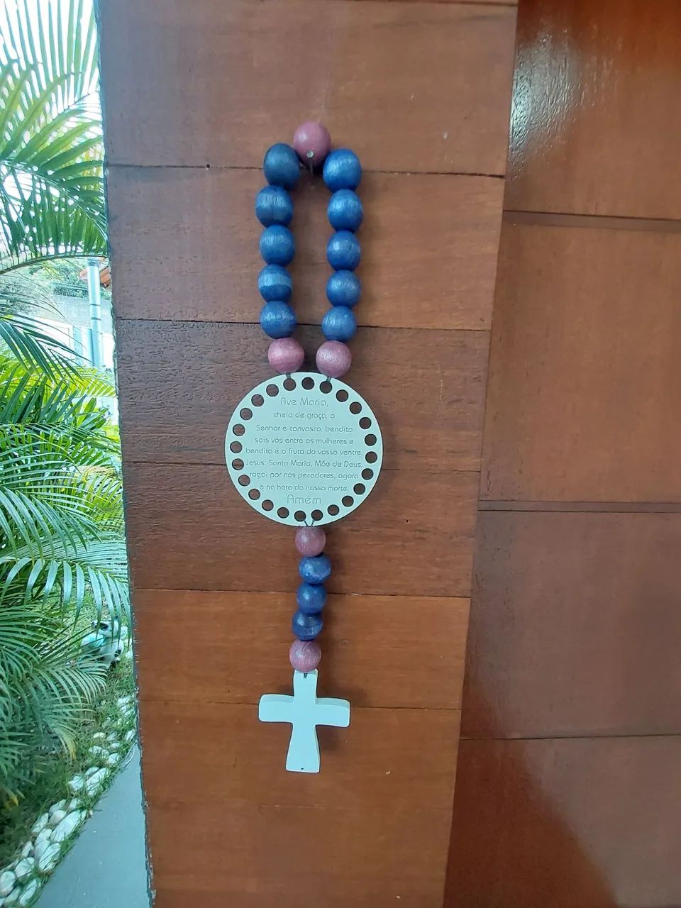 TERÇO DEZENA RÚSTICO- ORAÇÃO DA AVE MARIA - Foto 3