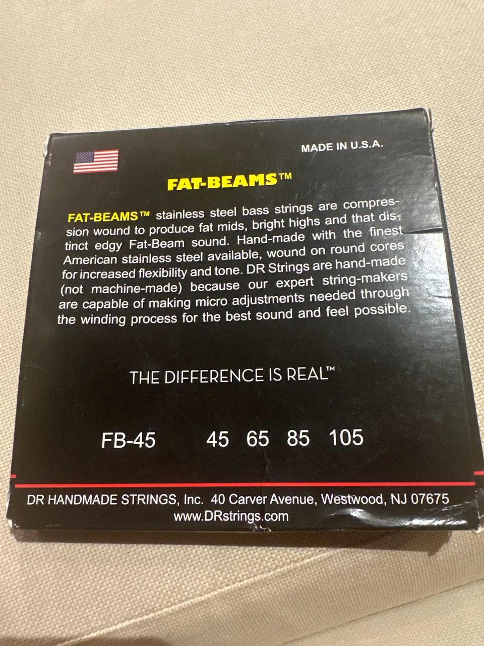 DR Strings Cordas de Baixo FAT-BEAM (FB-45) - Foto 2