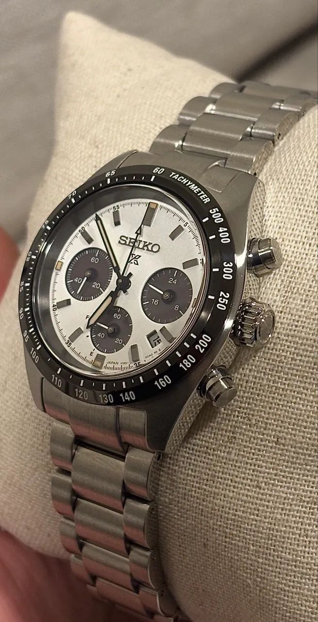 Seiko Speedtimer crono solar Panda SCC961 - Foto 3