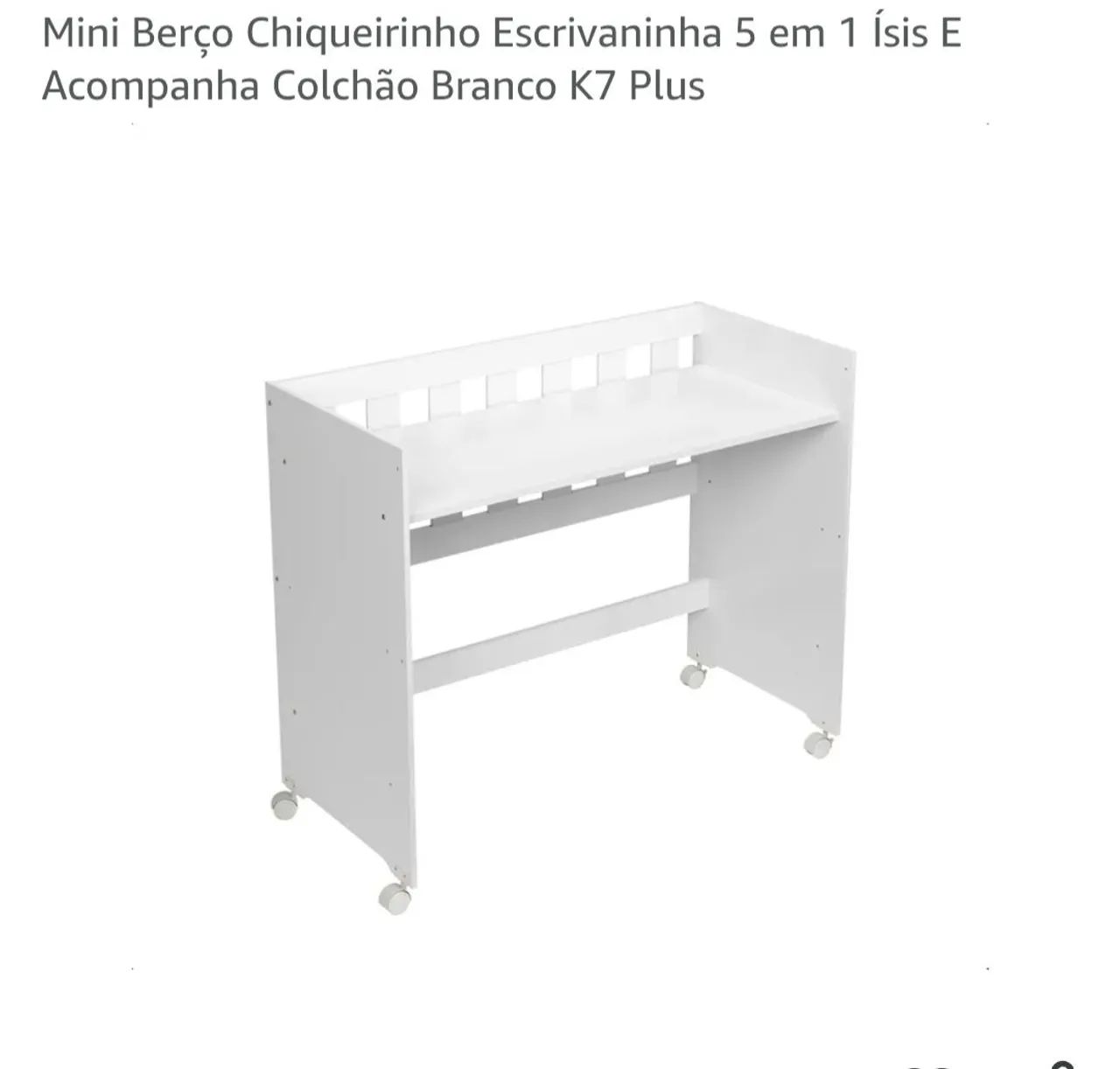 2x1 Berço e escrivaninha 