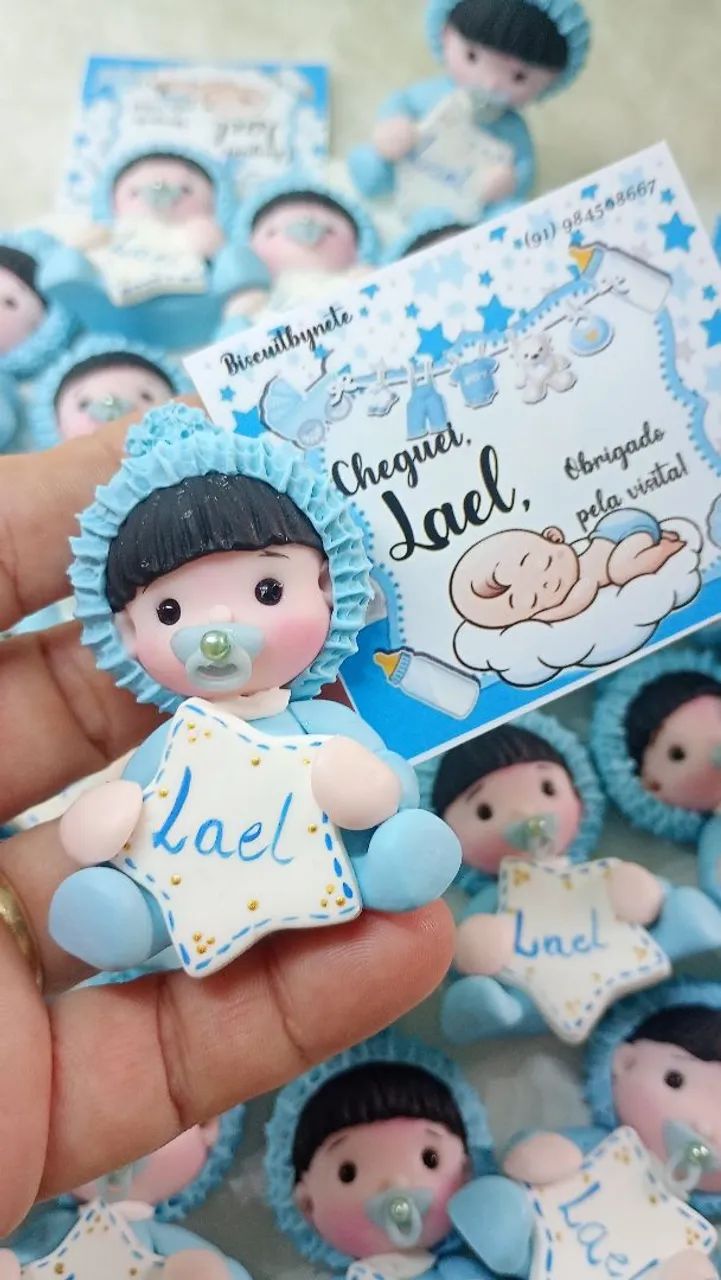 Lembrancinhas para chá de bebê em Biscuit  - Foto 5