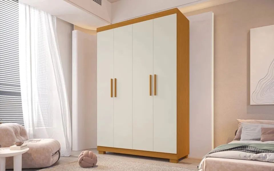 Guarda roupa 4 portas 100% MDF 