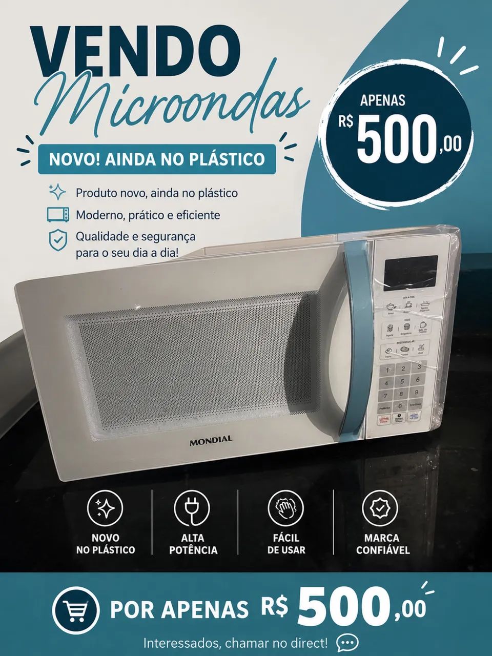 Vendo microondas