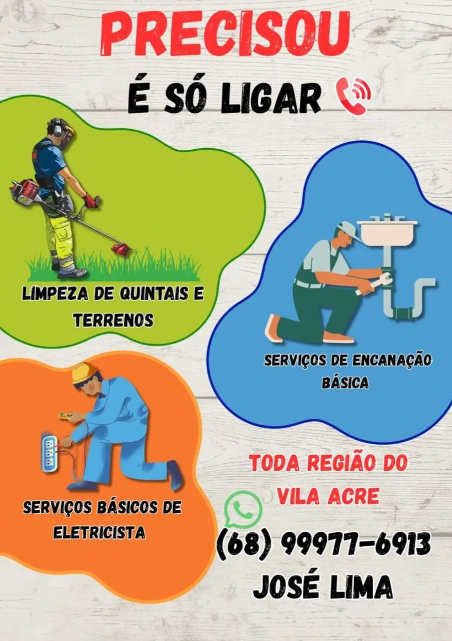 Roçador encanador. 