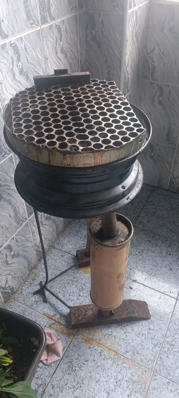 Churrasqueira personalizada roda aro 14 