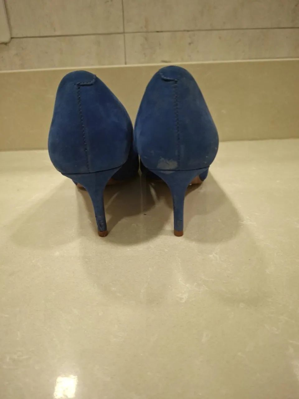 Scarpin Schutz azul 38 - Foto 2