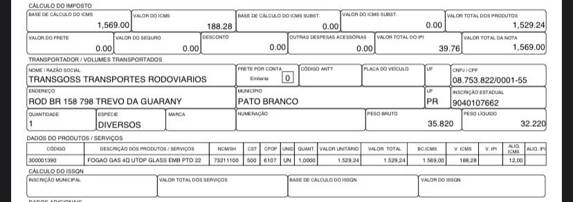 Fogão embutir atlas 4 Bocas  - Foto 3