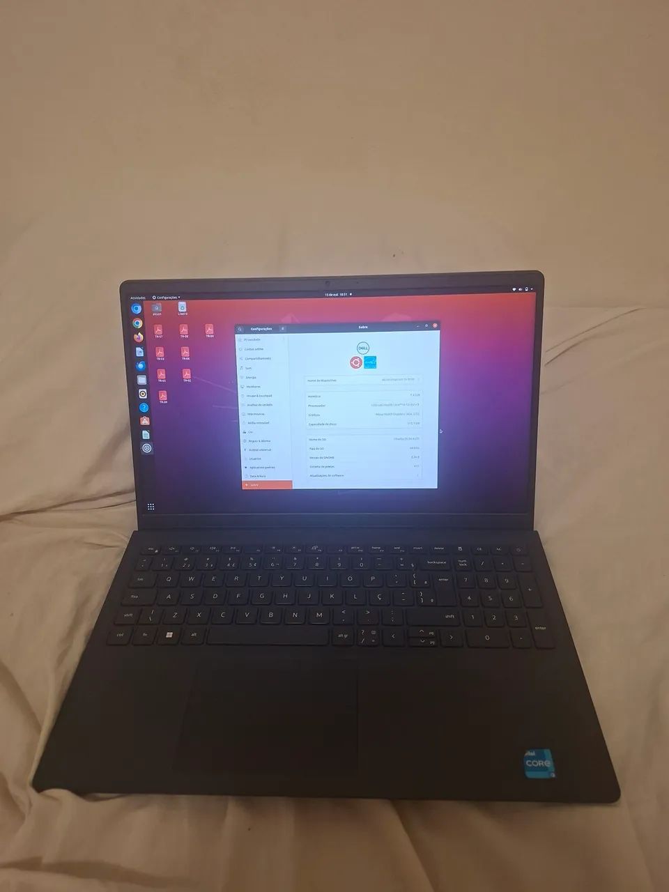 Nootebook dell inspiron 15 3520