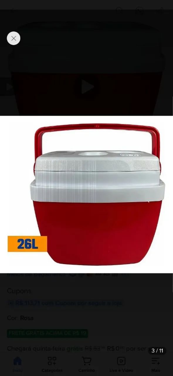 Cooler 26 litros - Foto 5