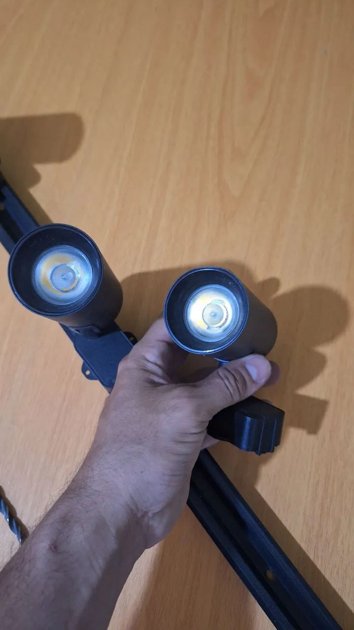 Kit 4 spot de luz branco neutro para teto - Foto 4