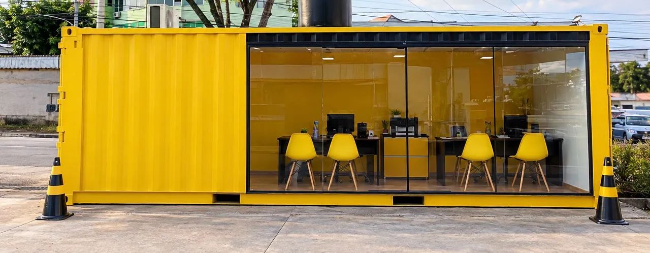 Container Comercial - Loja/Escritório - Pronto para Uso - Foto 2