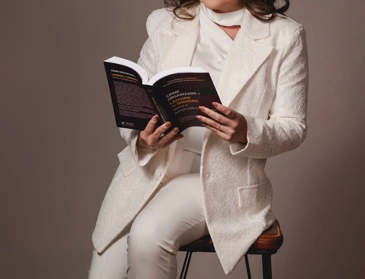 Blazer em renda branco 