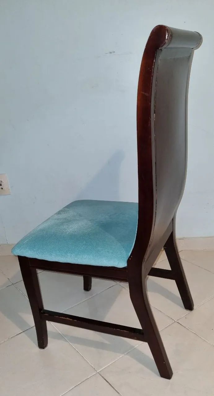 Mesa de jantar clássica de 12 lugares em madeira  - Foto 5