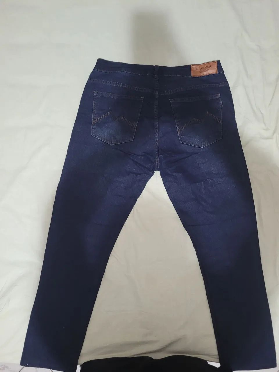 Calça M.Officer 44 reta seminova - Foto 2