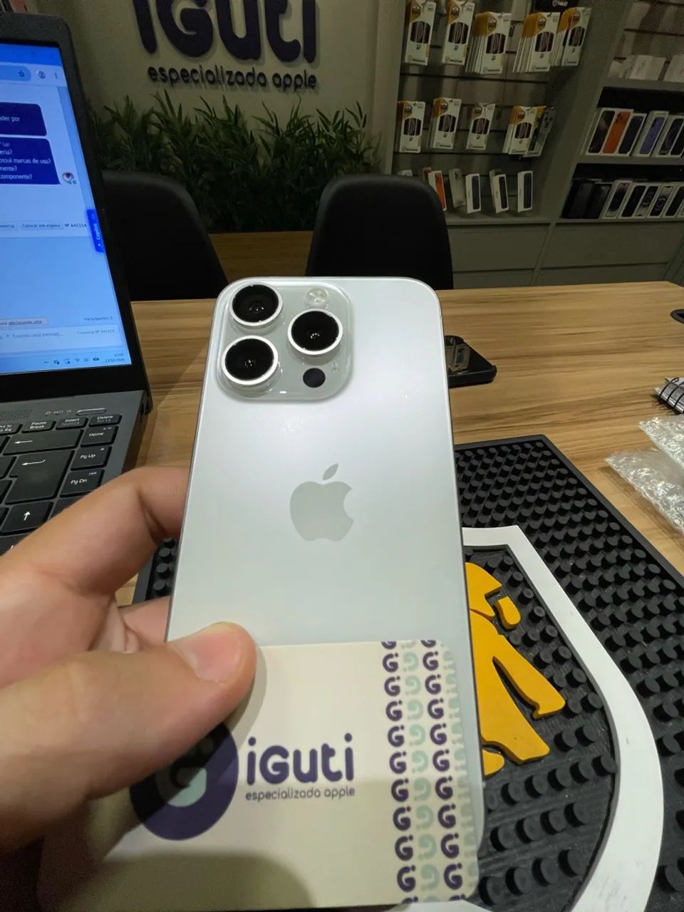 IPHONE 15 PRO 128GB BRANCO - Foto 2