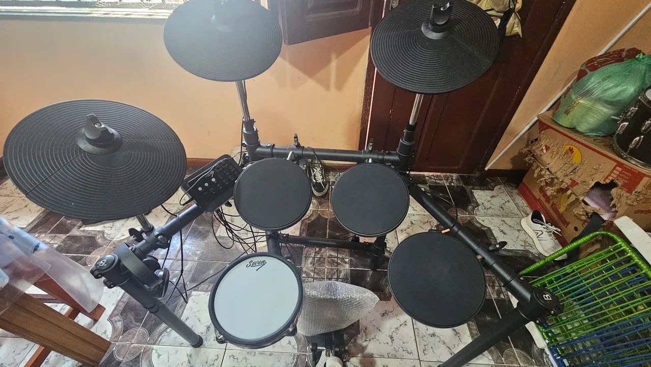 Bateria eletronica seven sd-7000 - Foto 5