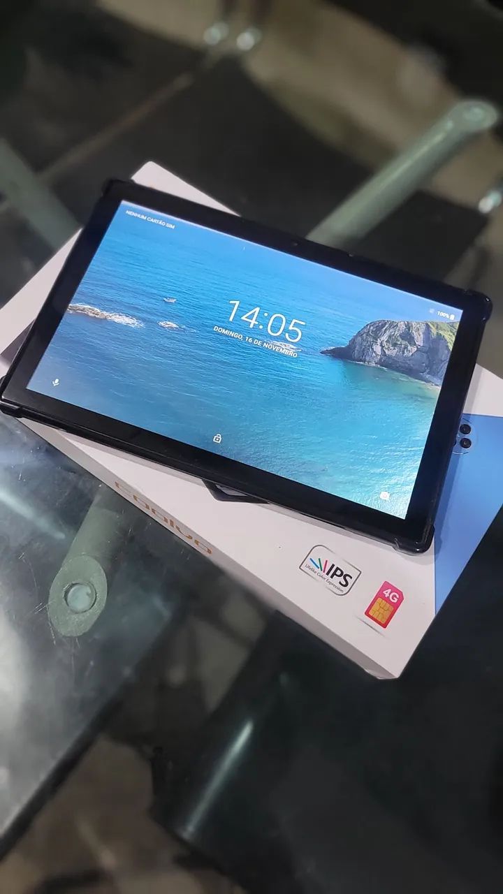 Tablet Android 10.1" - Novo