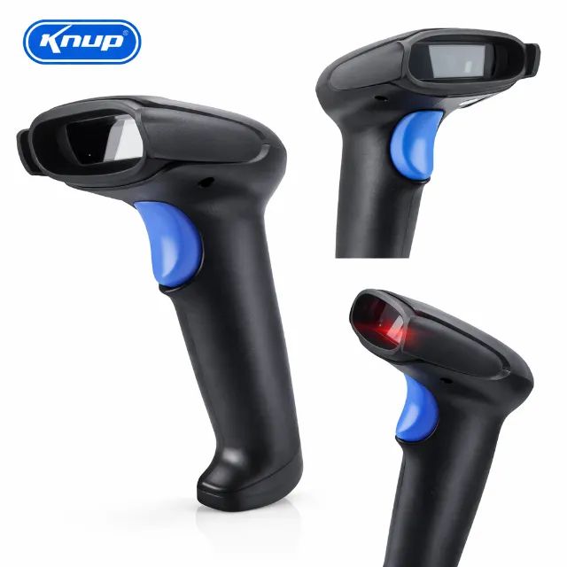 Leitor Código de Barras Sem Fio Knup KP-1018A Laser 1D USB POS Comercial pode retirar no l - Foto 2