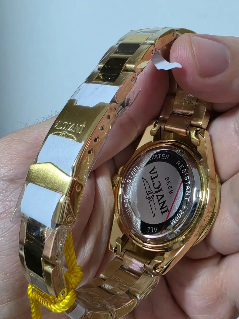 Relógio analógico Invicta banhado modelo 8936 na caixa, sem uso - Foto 5
