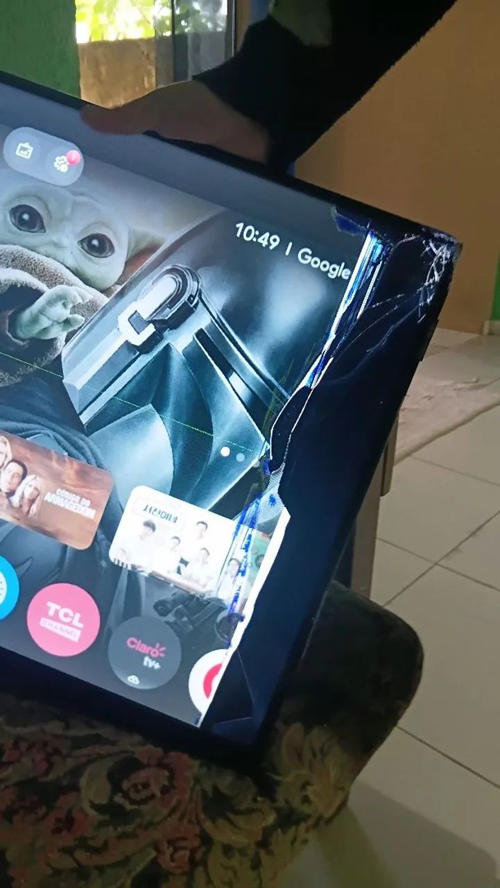 Tv smart.tcl Qled  android  obs:para concerto  - Foto 4