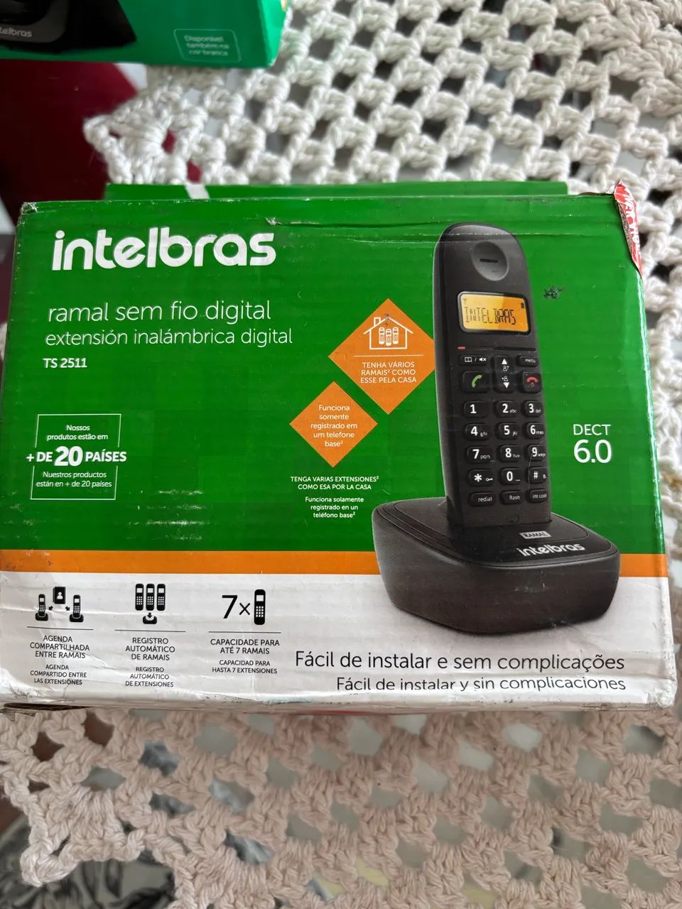 Ramal sem fio digital Intelbras TS 2511