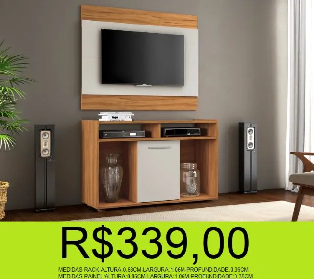 rack + painel - compre hoje e receba em até 72 horas