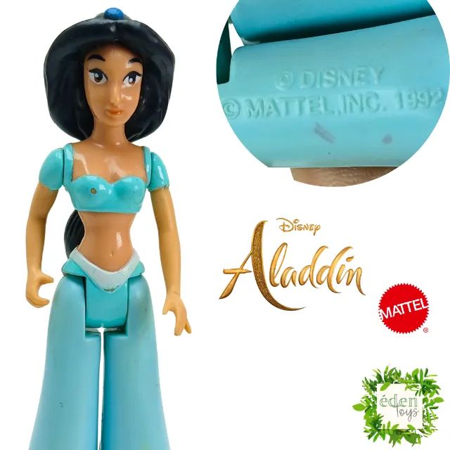 Jasmine Mattel 1992 Disney Aladdin (cód 993) - Foto 5