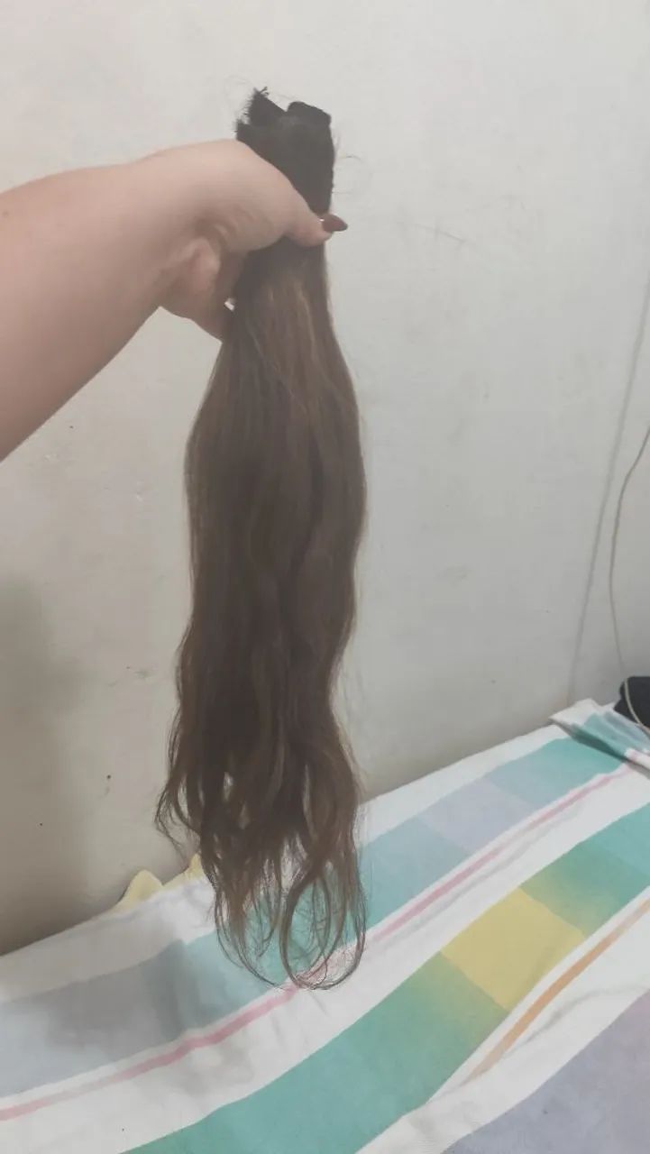 cabelo já com a faixa confcionada.  - Foto 4