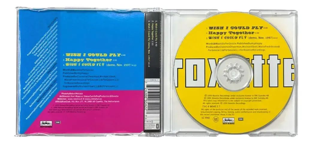 Roxette - Wish I Could Fly "CD Single" (Importado da Europa) - Foto 2