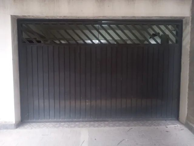 Portão de aço basculante automatico