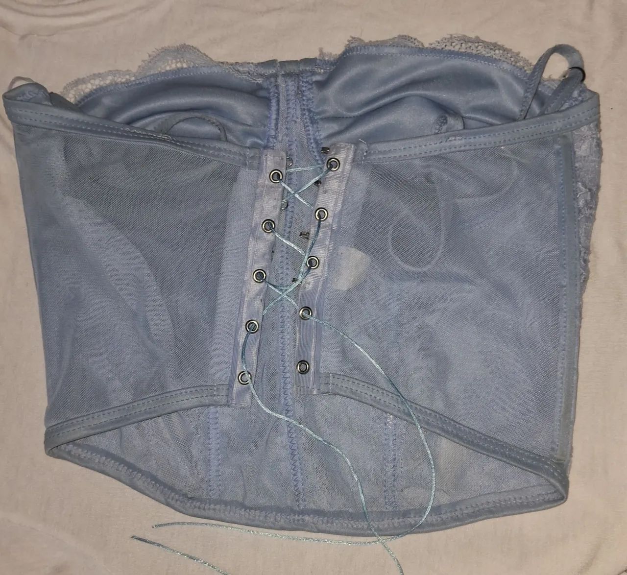 Vendo corset shein azul bebê - Foto 2