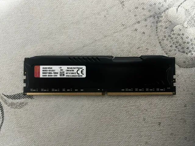 Duas Memória ram ddr4 hyperx 8GB - Foto 2