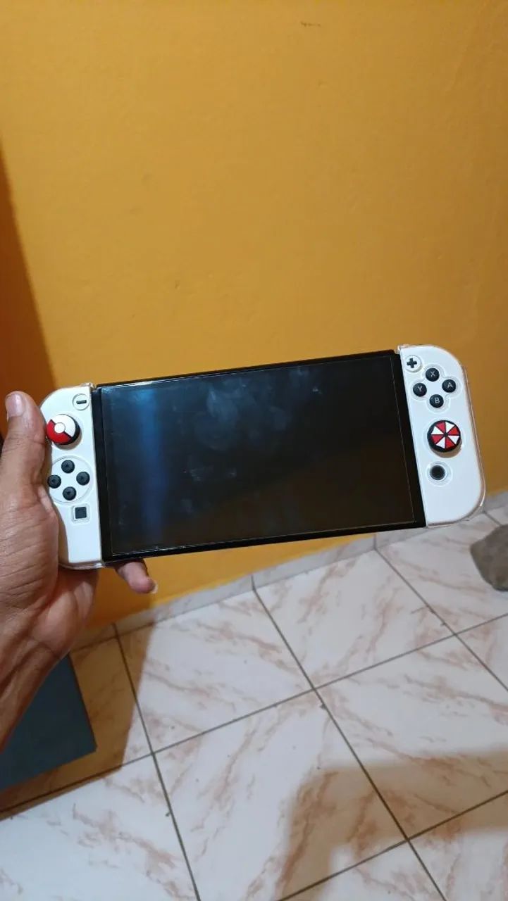 Nintendo Switch Oled branco + acessórios  - Foto 4