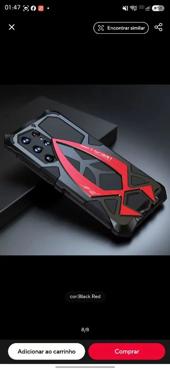 Capa Galaxy S23 Ultra, Classe Militar METAL - Foto 3
