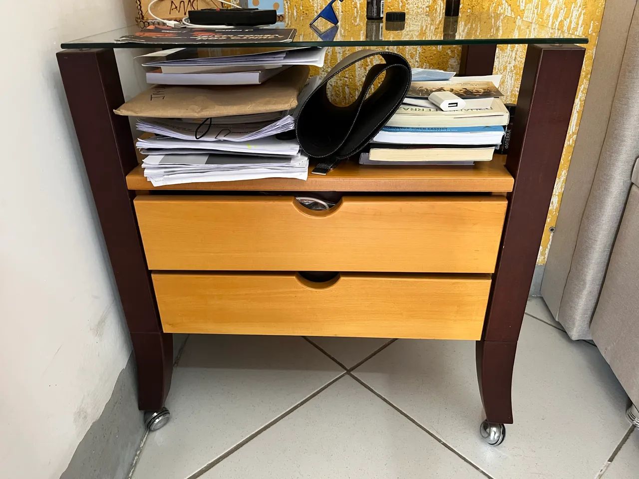 Cabeceira de cama e criado mudo - Foto 2