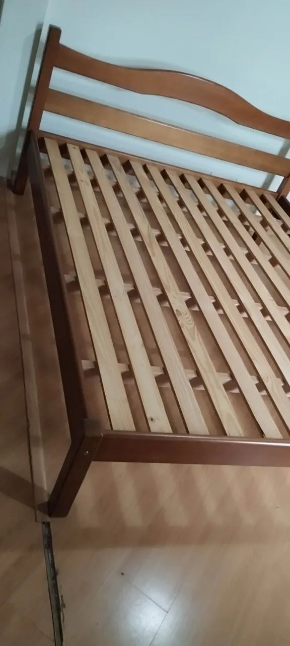 Cama de casal QUEEM Madeira Maciça - Foto 2