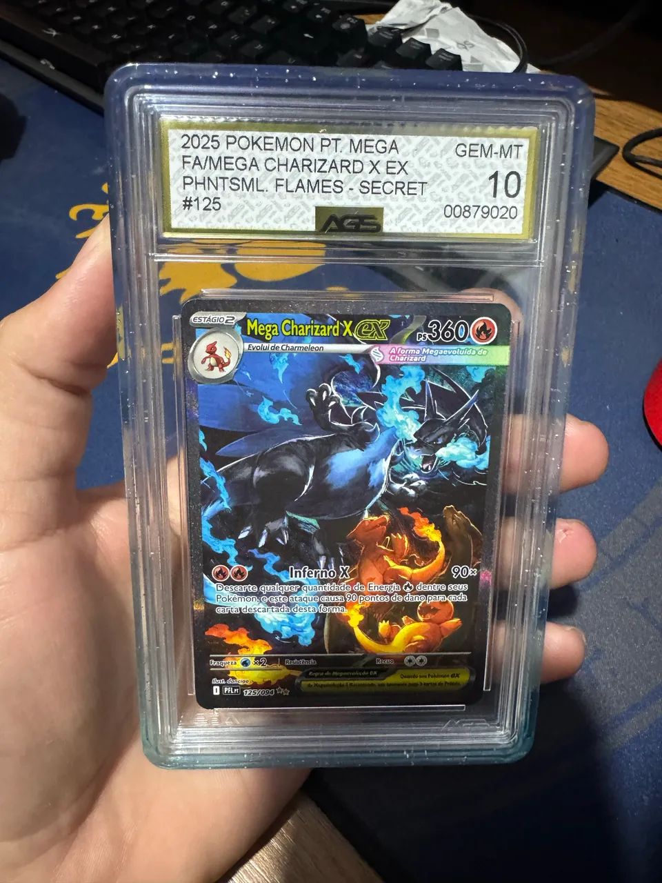 Pokemon mega charizard X Ex