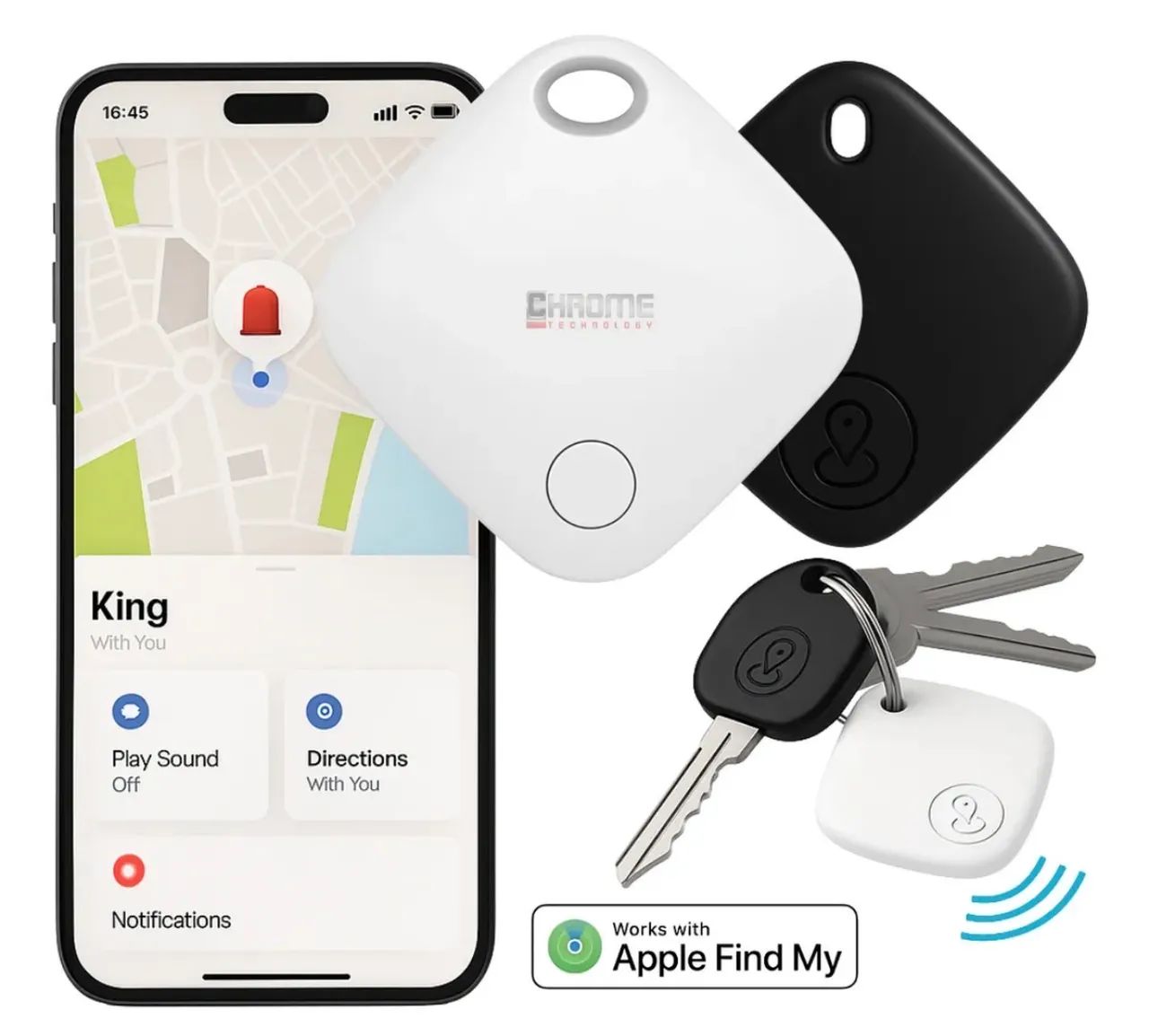 Mini Localizador Rastreador Smart Tag Compatível Com iPhone Apple  - Foto 3