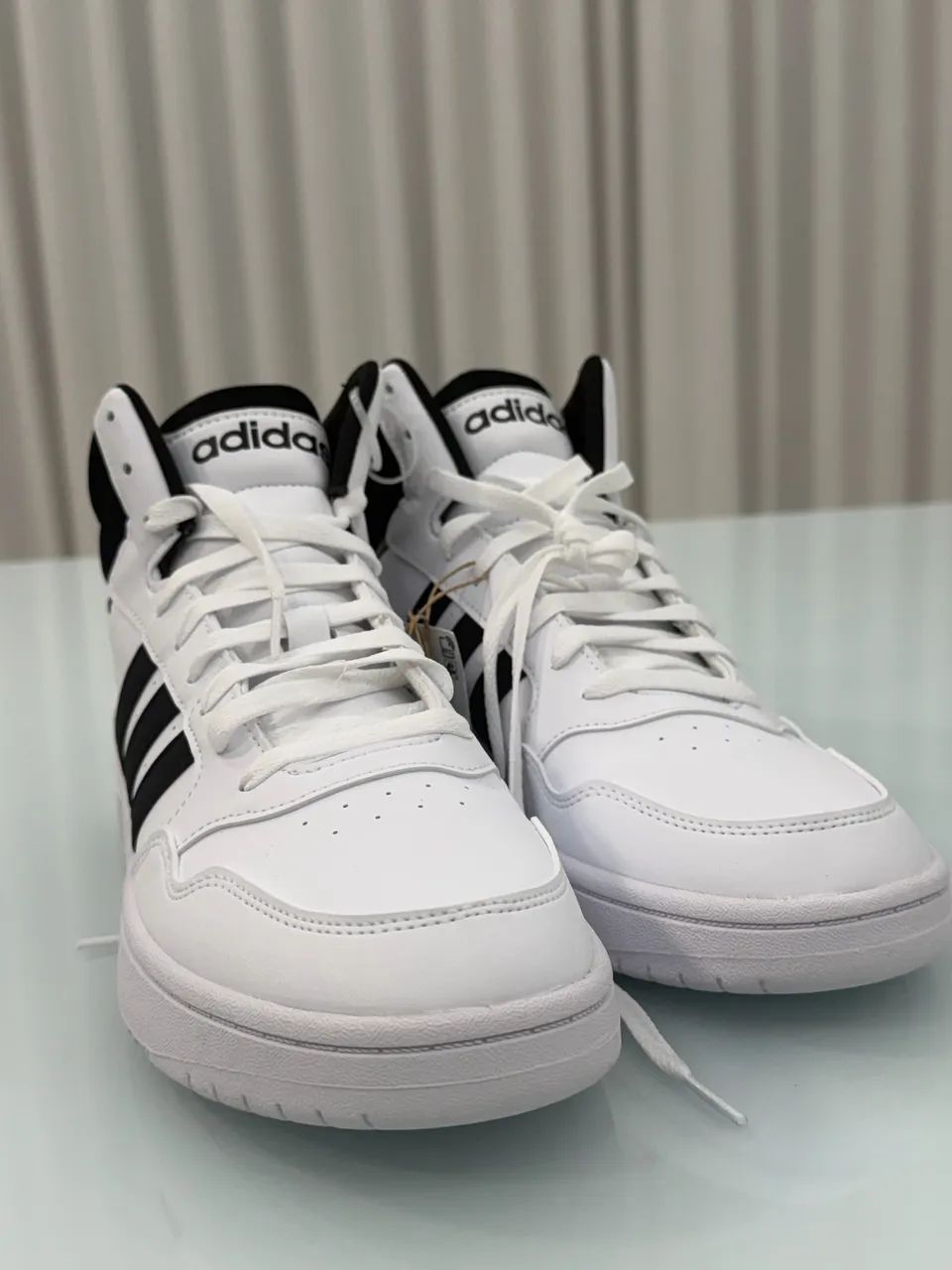 Tênis Adidas Hoops 3.0 Mid Masculino - Novo - Tamanho 41 BR - Foto 4