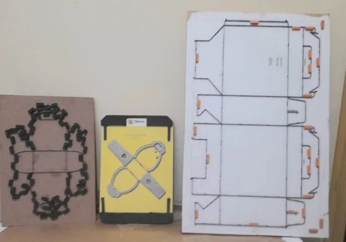 Caixas e sacolas para lembranças facas de corte e vinco  - Foto 2