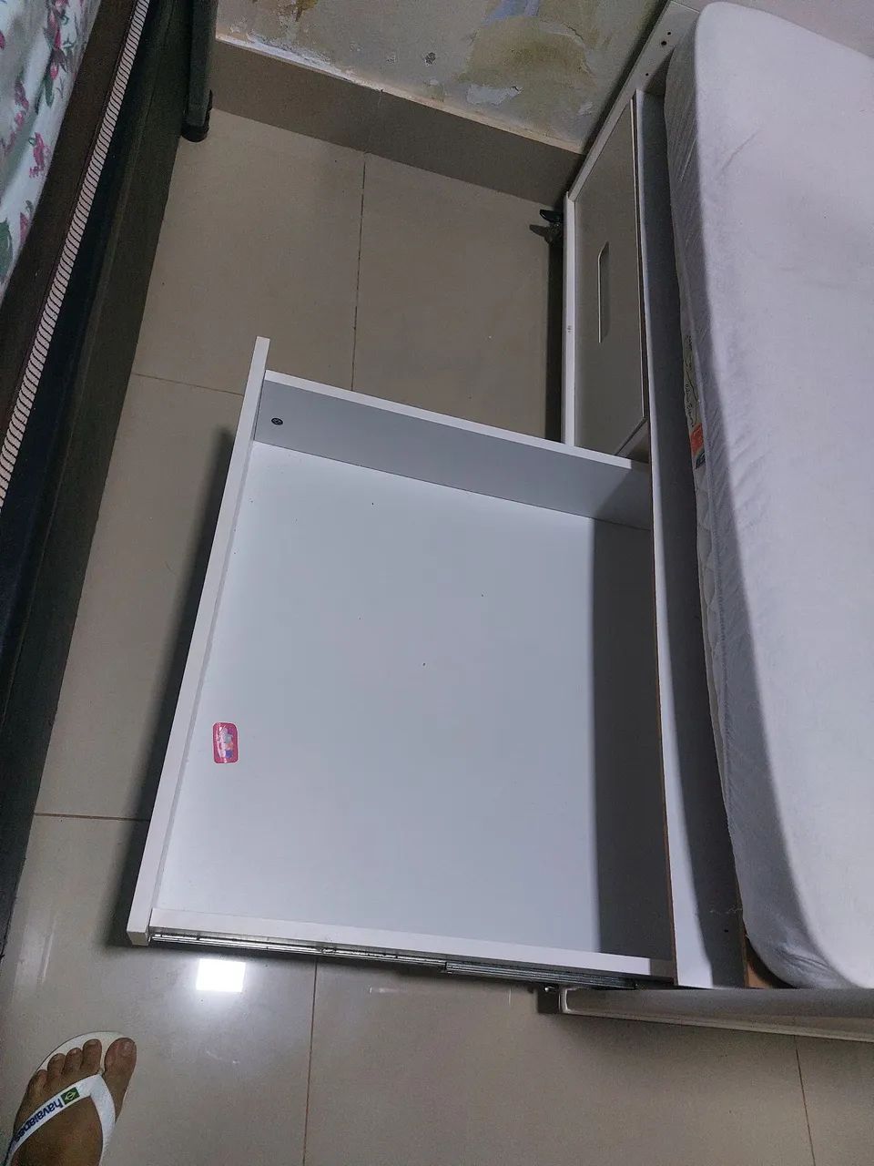 Berço americano, que virá cama ,cor branca,  retirada sol nascente  trecho 2 - Foto 4