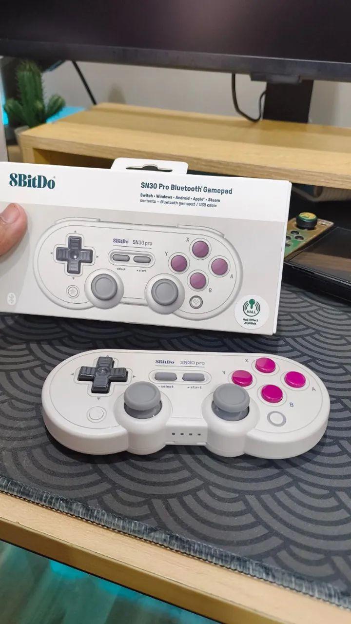 Controle 8bitdo SN30 PRO - Foto 2