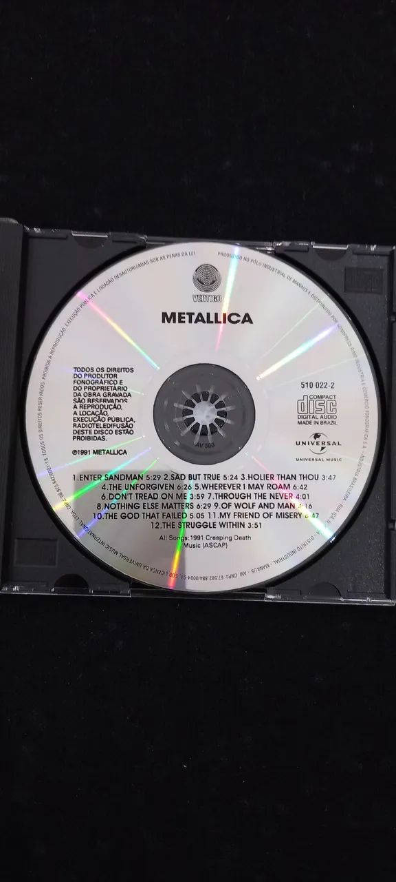 Cd metallica Black album - Foto 3