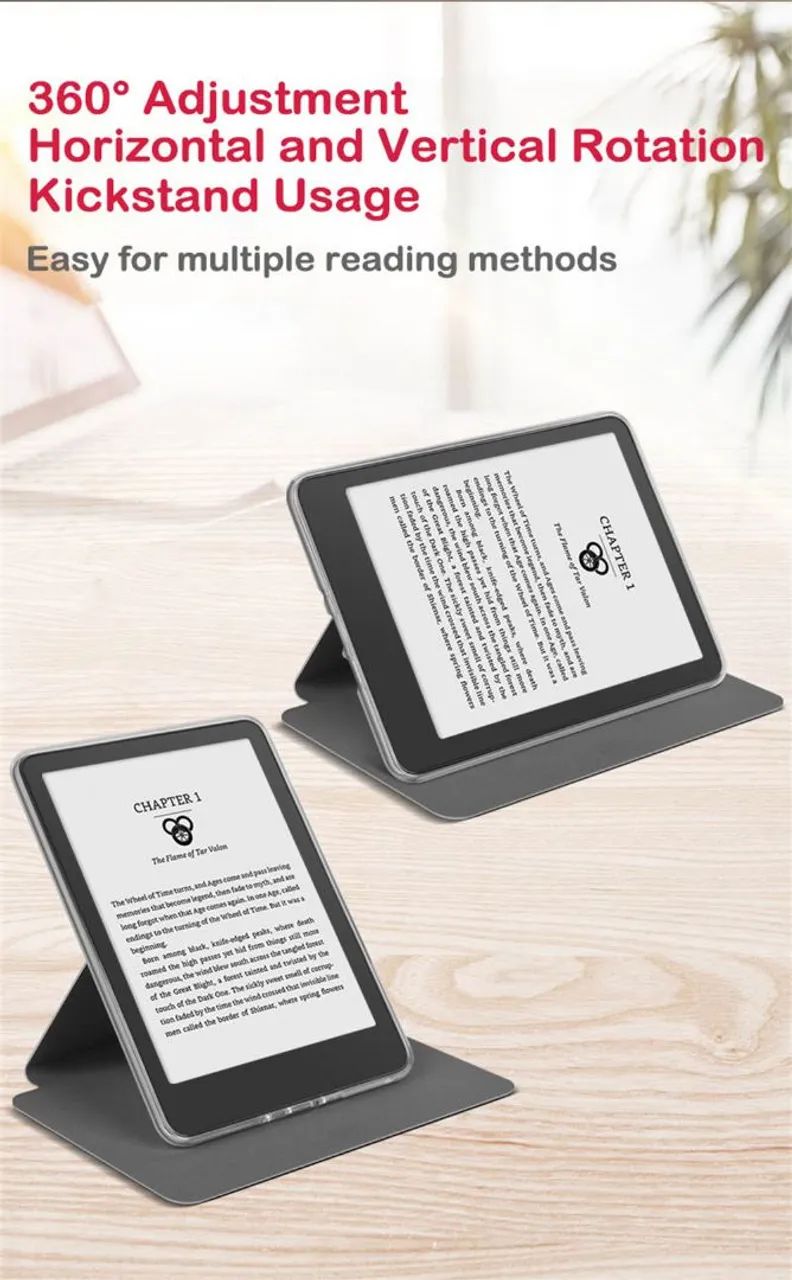 Capa protetora para Kindle com suporte 