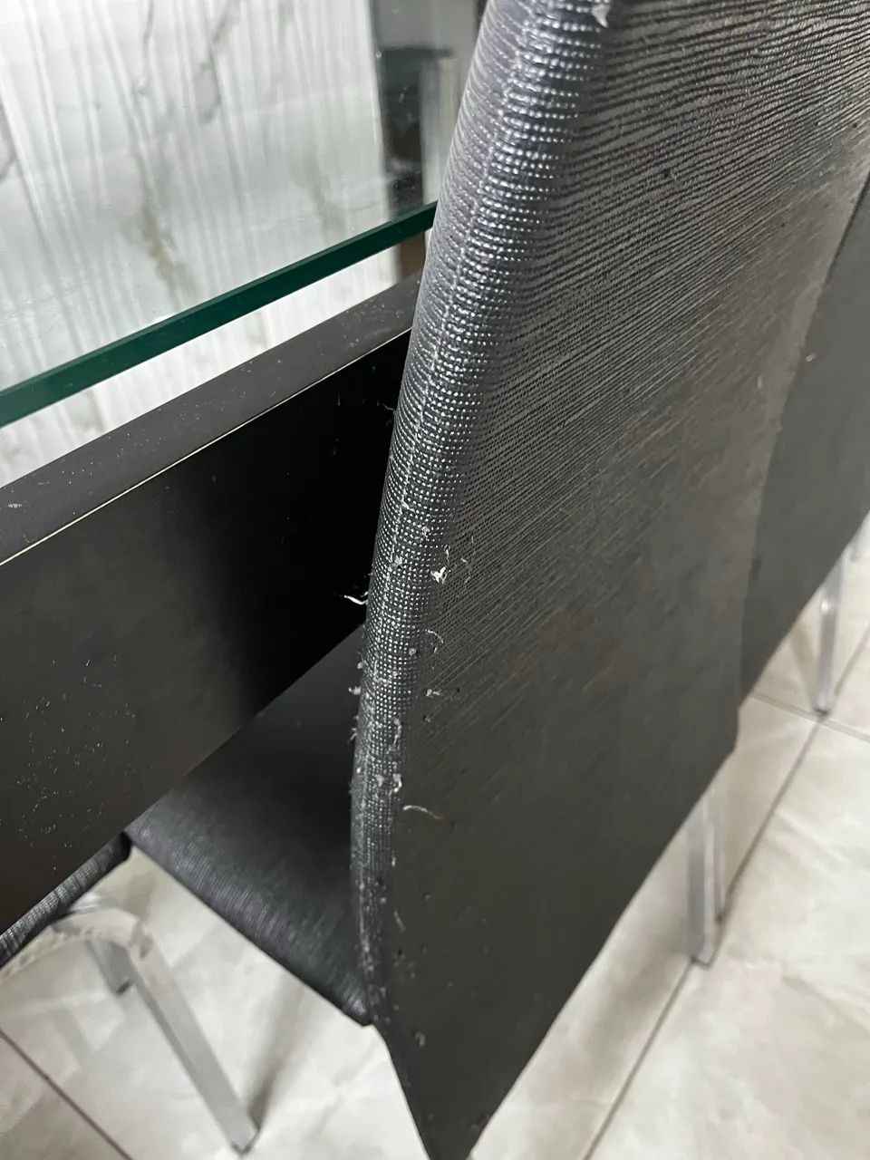 Mesa  janta de vidro 