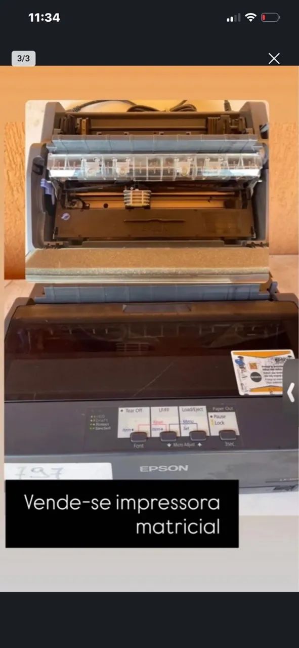 Impressora Epson matricial  - Foto 3