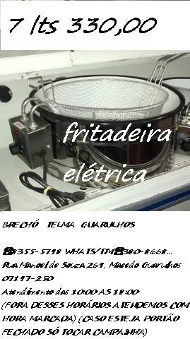 Brechó Telma Guarulhos com fritadeira elétrica 7 litros