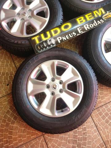 Jogo de rodas com pneus Renault Duster -Oroch - Captur Aro 16 com pneus Bridgestone ! - Foto 4